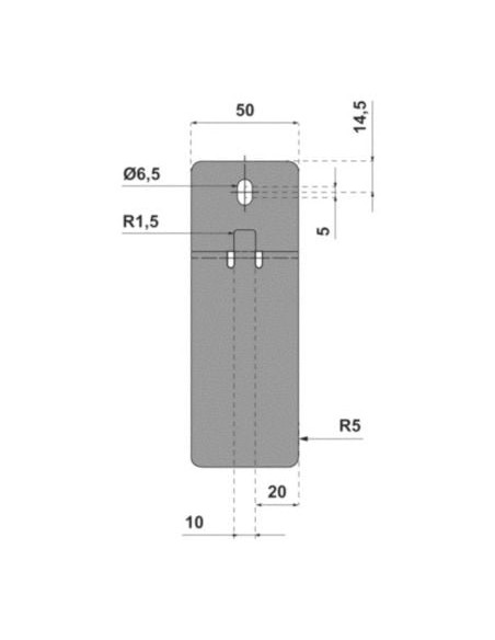 Support de rail 10185 MANTION