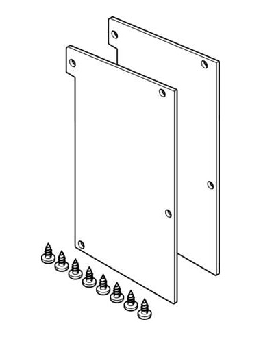 Cache d'extrémité pour rail HAWA Frontslide 60...