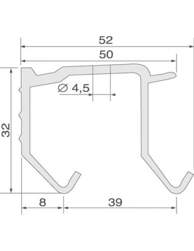 Rail tubulaire double tubel MANTION