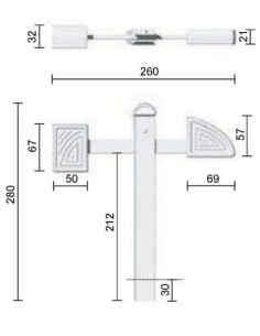Arrêt de grille à bascule ROLLINGER 2