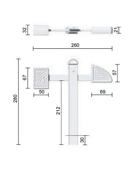 Arrêt de grille à bascule ROLLINGER