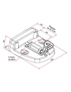 Sabot tourniquet large aluminium TIRARD 2
