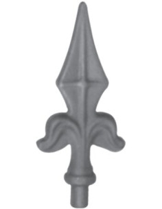 Fer de lance Décor lys haut