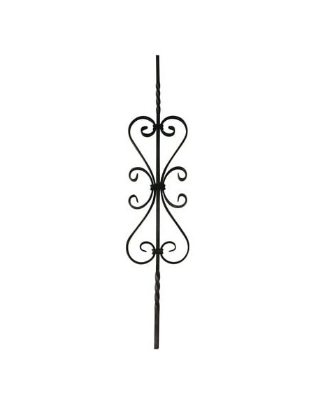 Barreau décoratif Double volute - INDIA FERRONNERIE