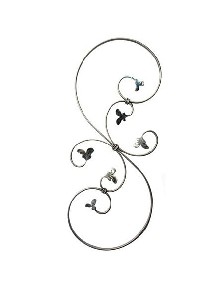 Barreau décoratif Double volute - INDIA FERRONNERIE