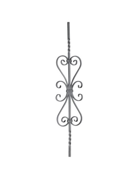 Barreau décoratif Double volute