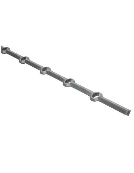 Traverse pour grille Fer carré - INDIA FERRONNERIE