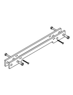 Plaque de montage pour portail barreaudé ASSAABLOY