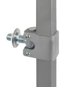 Pivot réglable tube carré Avec tige filetée 2