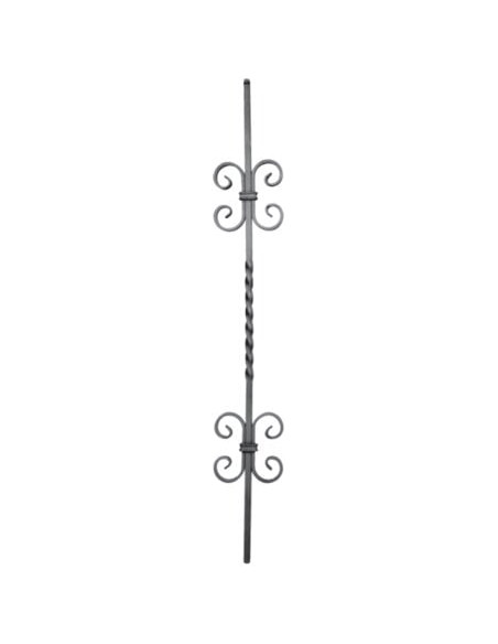 Barreau décoratif Volute en C