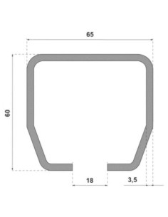 Rail pour paf acier 9050 MANTION 2