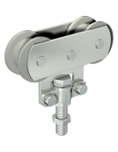 Monture à galet force 75 kg Fixation sur plat - MANTION