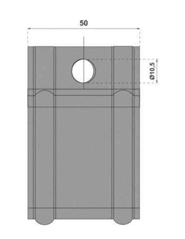 Support enveloppant mural 5141 MANTION