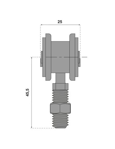 Monture pivotante 633 à force 40 kg MANTION