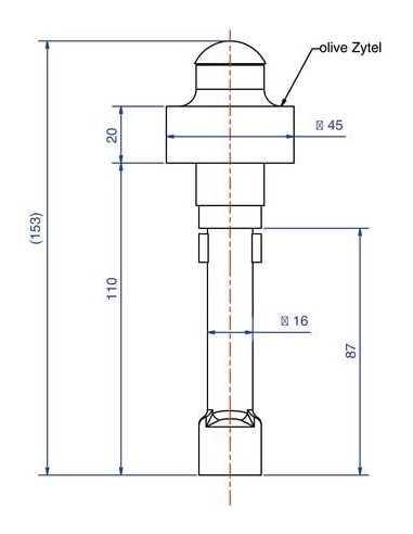 Guide à scellement vertical 1090 MANTION