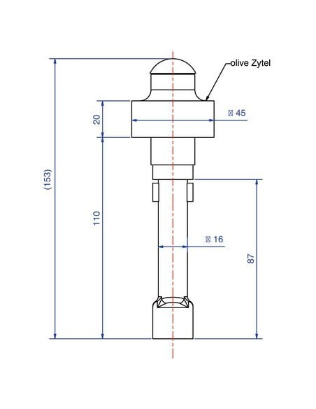 Guide à scellement vertical 1090 MANTION