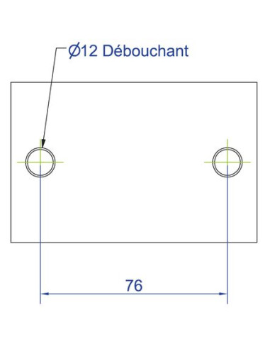 Support enveloppant à visser au plafond 5144...