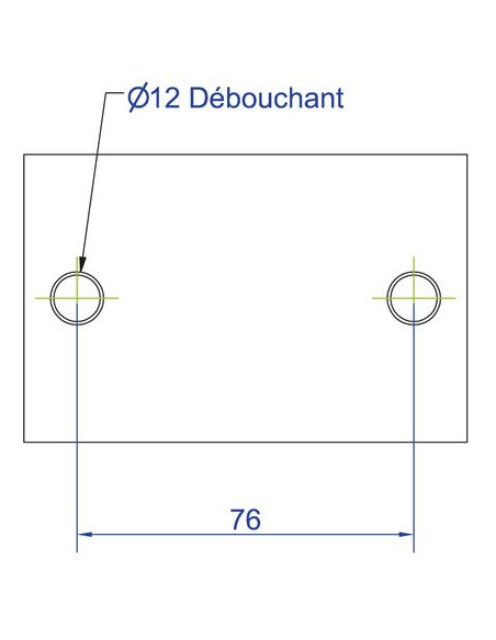 Support enveloppant à visser au plafond 5144 MANTION