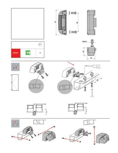 Gâche réglable porte 1 vantail 8500A FAPIM