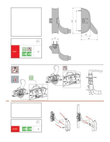 Bouchon modulaire anti-panique OLTRE 8039A FAPIM