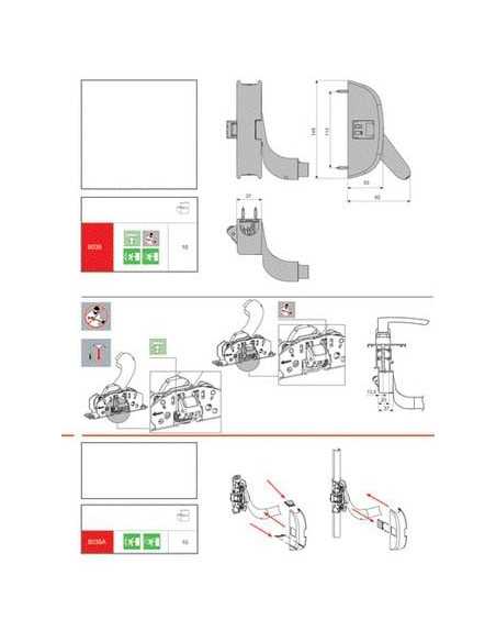 Bouchon modulaire anti-panique OLTRE 8039A FAPIM