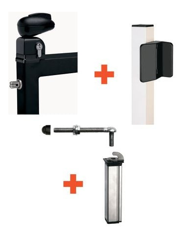 Kit complet fermeture portillon piscine serrure...