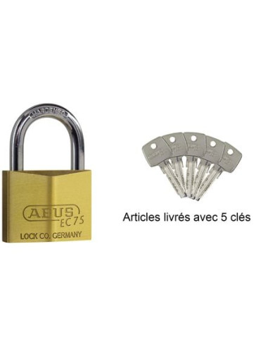 Cadenas de sûreté à clé réversible ABUS