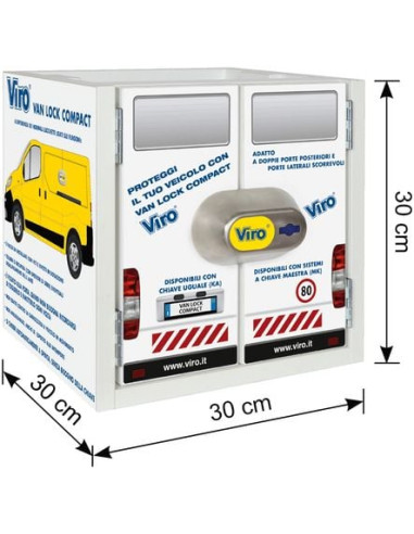 Cadenas VAN LOCK compact pour véhicule VIRO