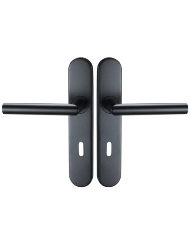 béquille pour porte inox sur plaque Ela 33...