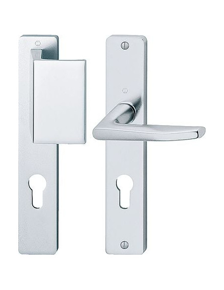 Ensemble Zurich sur grande plaque Finition Champagne coloris F2 - HOPPE