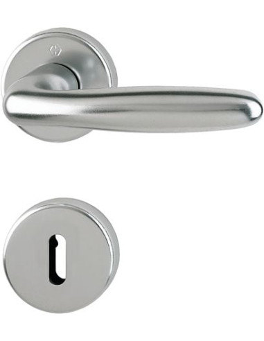 Ensemble Verona sur rosace Finition inox...