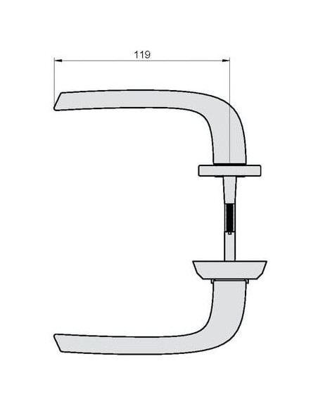 Béquille de sécurité sécumax sur plaque Sécumax One - VACHETTE