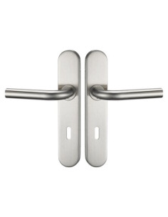 Ensemble inox sur plaque ELA 94 Finition inox brossé -... 2