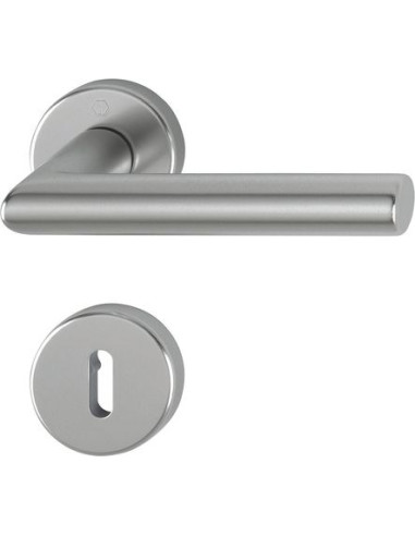 Ensemble Amsterdam sur rosace Finition Inox...