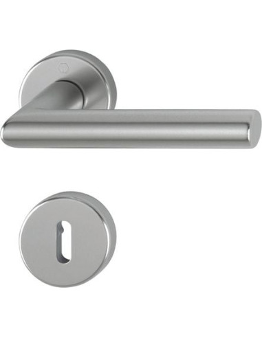 Ensemble Amsterdam sur rosace Finition Inox...