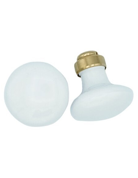 Bouton double rond porcelaine KAOLINE UCDA