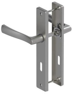 Ensemble sur grande plaque FLEX Finition chrome satin -... 2