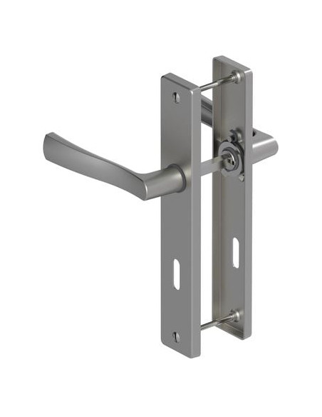 Ensemble sur grande plaque FLEX Finition chrome satin - VACHETTE