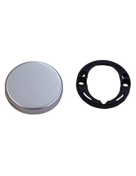 Rosace ronde de fonction Minéral Finition aluminium - OPENLINE