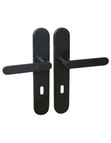 Poignée de Porte Noire Mat MEUDON K - Montage...