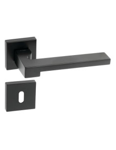 Ensemble sur rosace carrée Gloria Finition noir mat - ENDEX 2