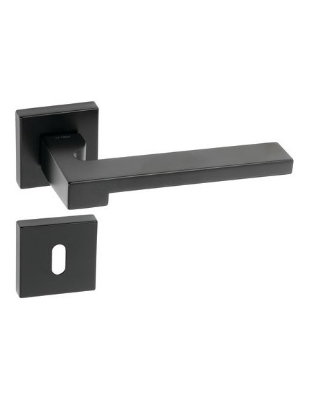 Ensemble sur rosace carrée Gloria Finition noir mat - ENDEX