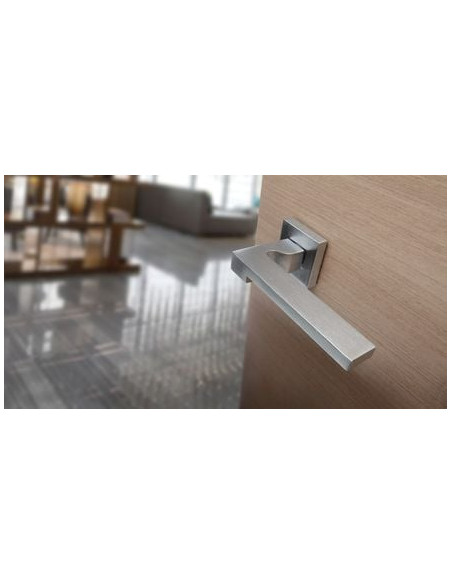 Ensemble sur rosace carrée Gloria Finition noir mat - ENDEX