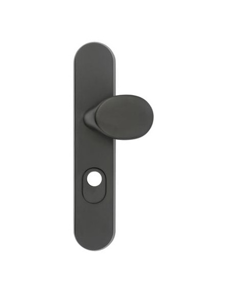 Ensemble sur plaque blindée Minéral Finition noir mat - OPENLINE