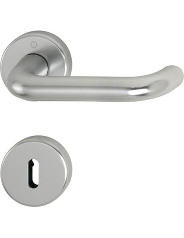 Ensemble Paris sur rosace Finition Inox coloris...