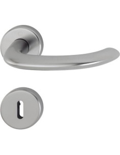 Ensemble Marseille sur rosace Finition Inox coloris F9 -... 2