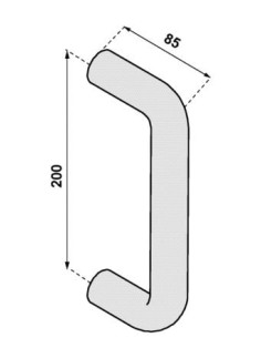 Poignée stg 83 Filetée percée - NORMBAU ALLEGION 2