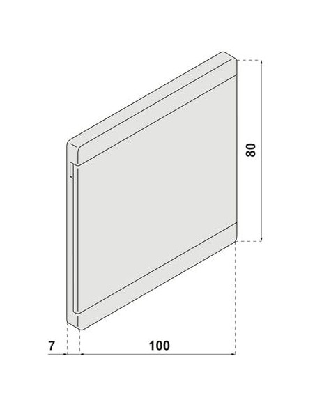 Porte-étiquette 846.01 NORMBAU ALLEGION