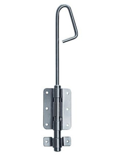 Verrou à baïonnette acier Finition noir 2