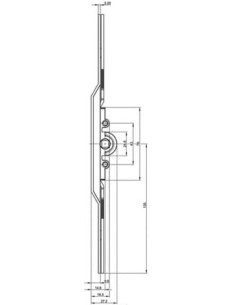 Crémone F7,5 cote D variable / milieu FERCO 2